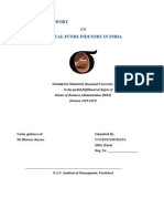 Dissertation Report On Mutual Funds Industry in India