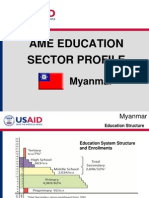 Education Sector Profile - Myanmar