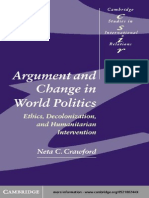 (Neta C. Crawford) Argument and Change in World