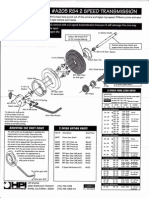 Hpi Intructions #A205 RS4 2 Speed Transmission