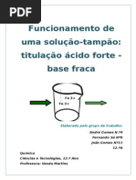 Funcionamento de Uma Solucao Tampao