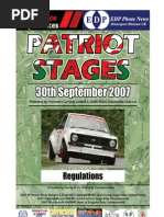 Patriot Stages 07 Regulations