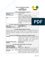 Oxígeno Industrial MSDS