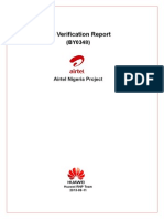 Site Verification Report: Airtel Nigeria Project