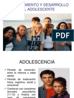 Crecimiento y Desarrollo Del Adolescente UAP Adolescente