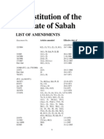 Sabah State Constitution 