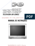 Esquema TV Cce hps-1497 - hps-2097 - e - Manual de Instruções