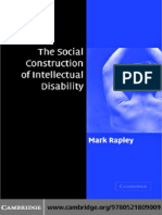 Mark Rapley The Social Construction of Intellectual Disability 2004