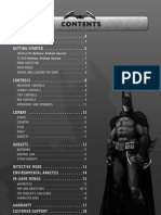 Batman: Arkham Asylum PC Manual