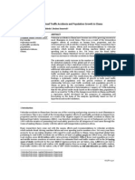 Regression Analysis of Road Traffic Accidents and Population Growth in Ghana