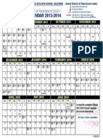 SCHOOL CALENDAR 2013-2014: The School District of Palm Beach County