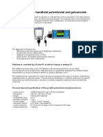 Battery-Powered, Handheld Potentiostat and Galvanostat