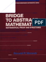 Bridge To Abstract Math - Mathematical Proof and Structures, 1st Ed. - R. Morash