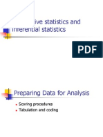 Descriptive and Inferential Statistics Part 1 2013 2014