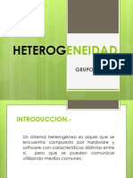 HETEROGENEIDAD