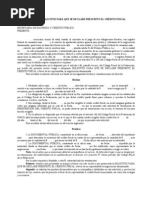 Escrito de Solicitud para Que Se Declare Prenscrito El Credito Fiscal