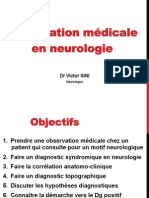 Observation en Neurologie 2013