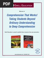 Comprehension That Works PDF