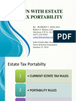 Fun With Estate Tax Portability