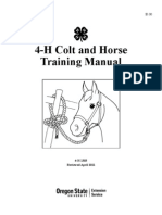 4-H Colt and Horse Training Manual