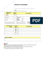 Rapport D'avancement