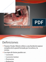 Trauma Ocular Abierto