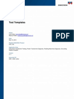 Test Templates: Application Note