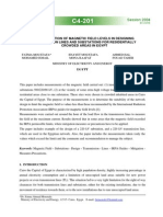 Consideration of Magnetic Field Levels in Designing Transmission Lines and Substations For Residentially Crowded Areas in Egypt