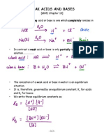 Weak Acid Base Notes