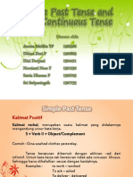 Simple Past Tense and Past Continuous Tense