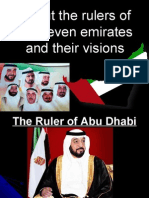 About The Rulers of The Seven Emirates and Their Visions