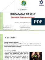 APRESENTAÇÃO - Degradação Do Solo