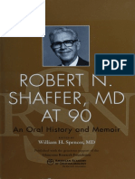 Robert N. Shaffer, MD at 90: An Oral History and Memoir