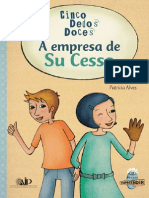 Livro SuCesso Cinco Dedos Doces Empreendedorismo