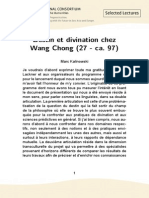 Kalinowski Marc (Destin Et Divination Chez Wang Chong)