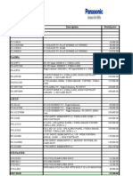 Price List 12th October '09