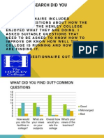 Henley College Questionnaire