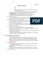 American Government 10th Edition Ch. 2 Outline