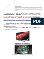 TV ́S PH E53 e F33 Compatibilização e Resolução de Defeito