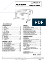 Servicemanual sp540v