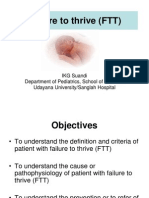 Lecture 11 Failure To Thrive (FTT)