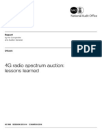 4G Radio Spectrum Auction Lessons Learned