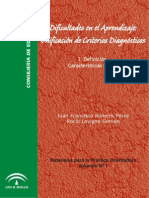 Dificultades de Aprendizaje 1. - Definición, Características y Tipos