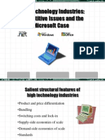 High Technology Industries: Competitive Issues and The Microsoft Case