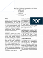 Aerodynamics and Flight Control Design For Hovering Micro Air Vehicles