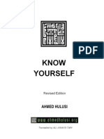 Know Yourself Final Edited Version by Ahmed Hulusi