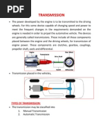 Types of Transmission