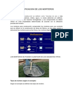 Clasificacion de Los Morteros