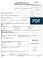 Barcode: Nonimmigrant Visa Application