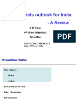 Raw Materials Outlook For India: - A Review